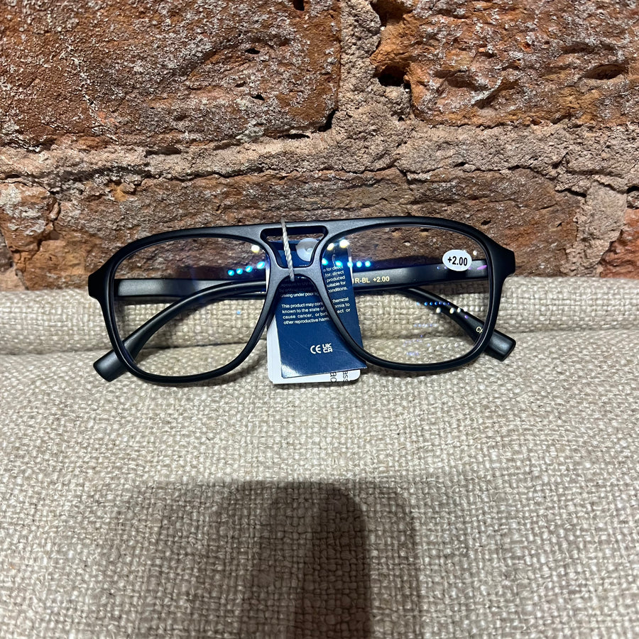 Aviator Blue Light Reading Glasses