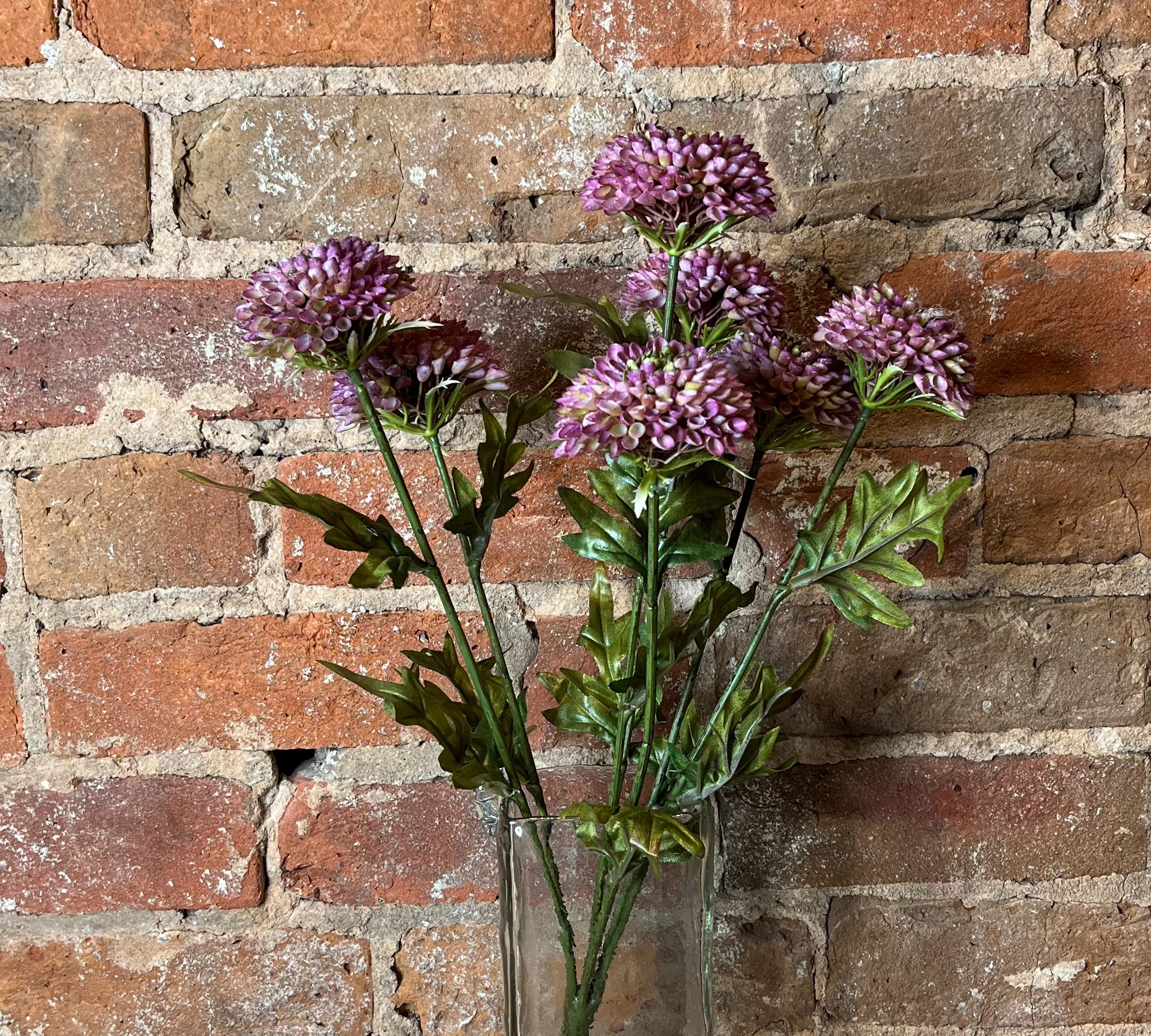 Ball Dahlia Stem 18"