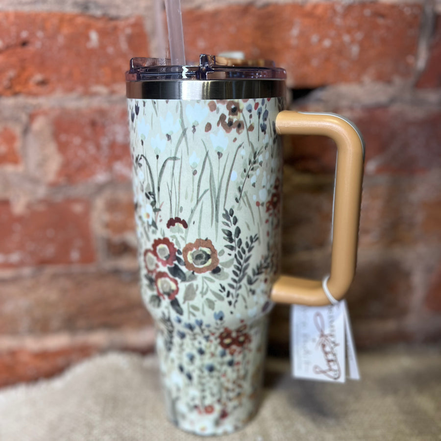 Fall Florals Travel Mug 40oz