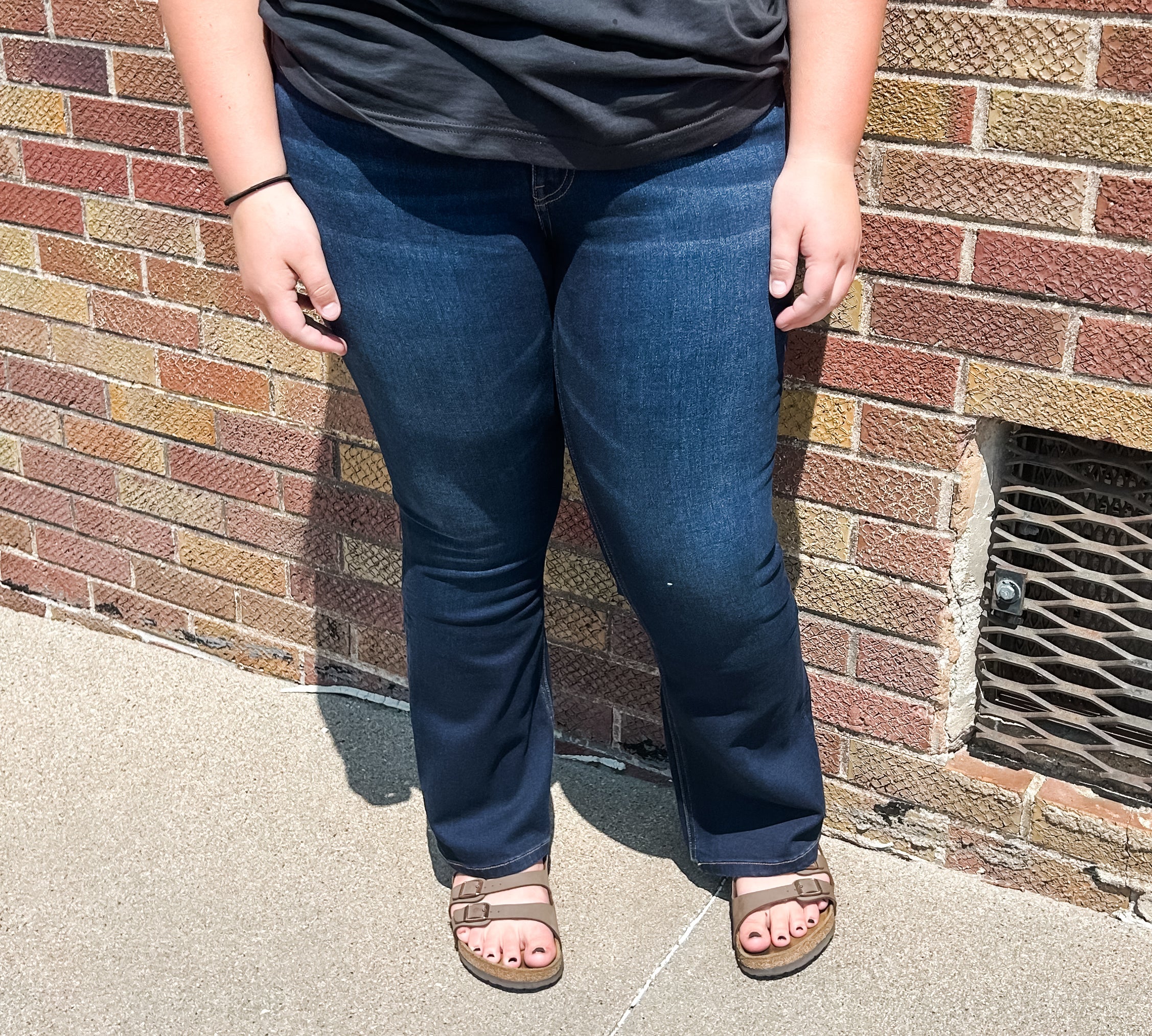 Plus Mid Rise Bootcut Vervet Jeans