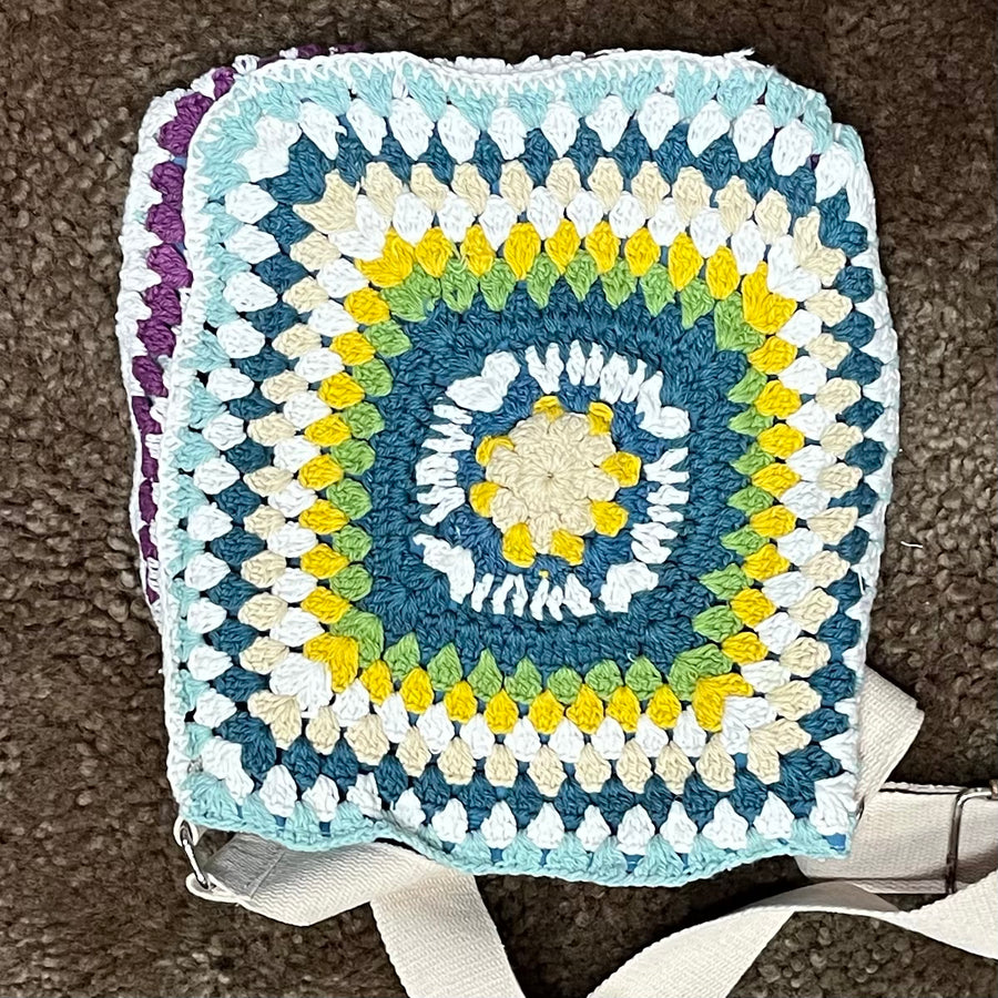 Crochet Granny Square Purse