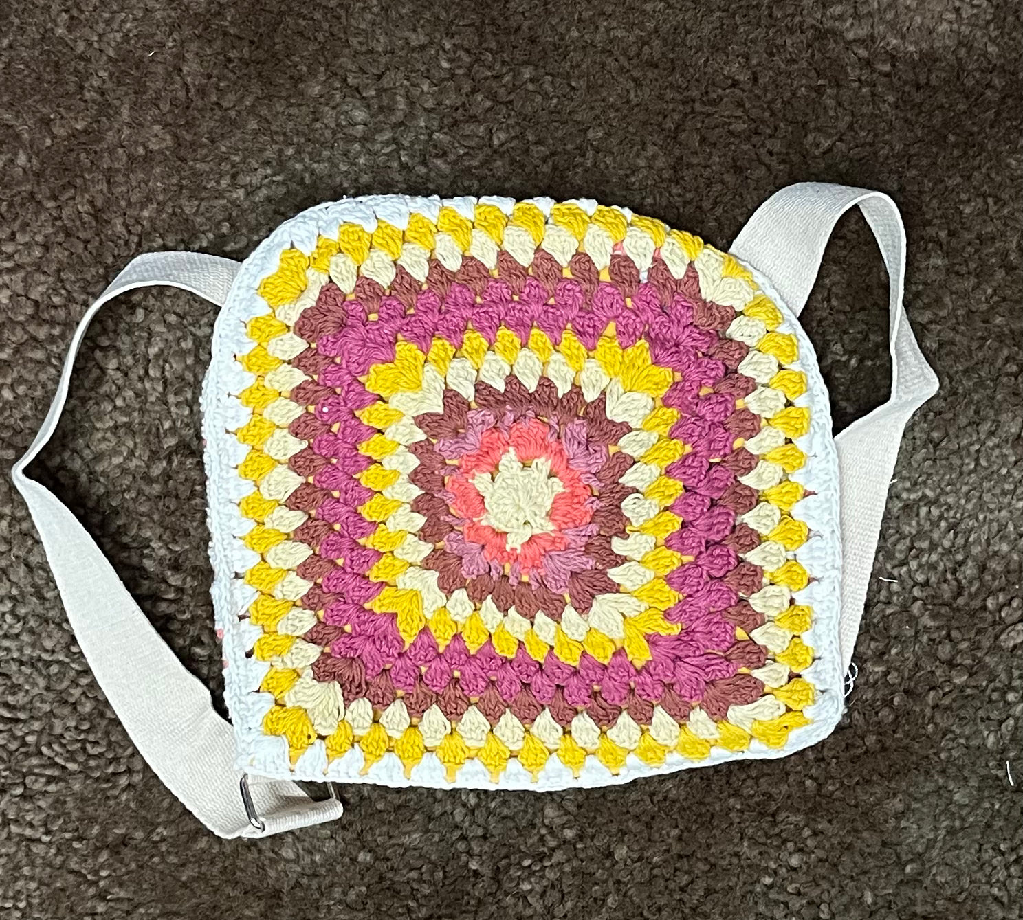 Crochet Granny Square Purse