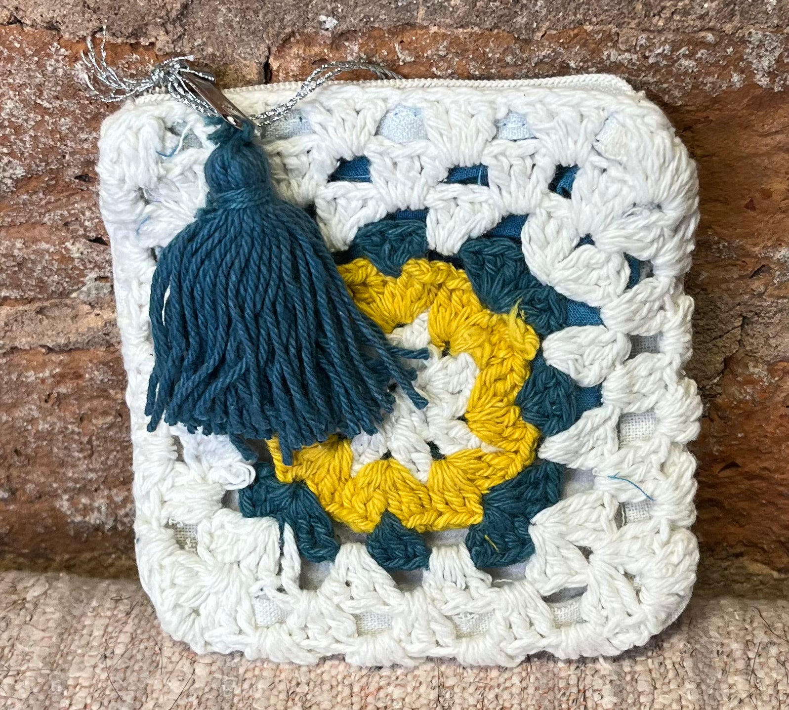 Crochet Flower Coin Purse