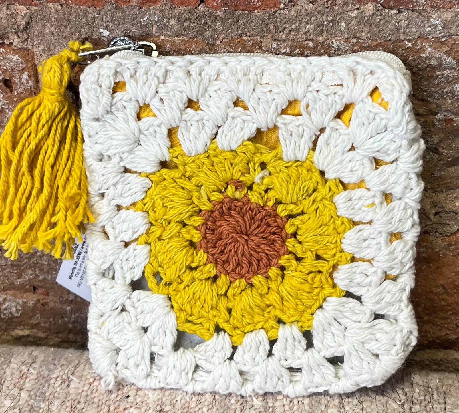 Crochet Flower Coin Purse
