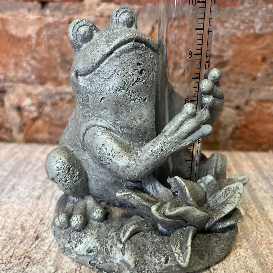 Frog Rain Gauge