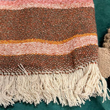 Woven Cotton Blend Jacquard Throw 60x50"