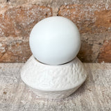 Stoneware LED Light w/Stand 4.25"