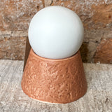 Stoneware LED Light w/Stand 4.25"
