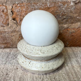 Stoneware LED Light w/Stand 4.25"