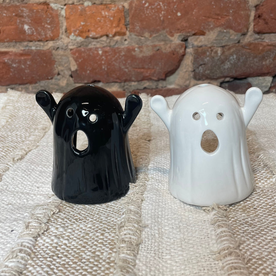 Ghost Tea Light Holder 3.75”