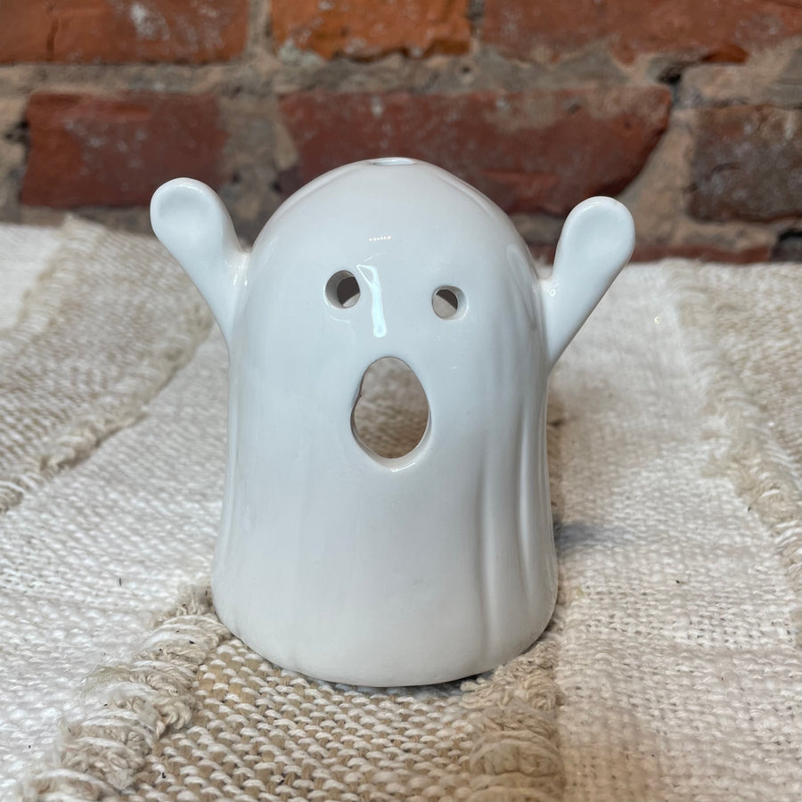 Ghost Tea Light Holder 3.75”