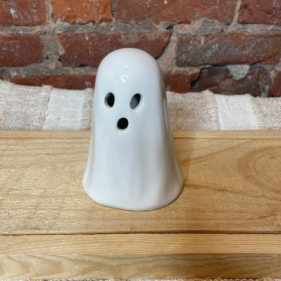 Light Up Shiny Ceramic Ghost