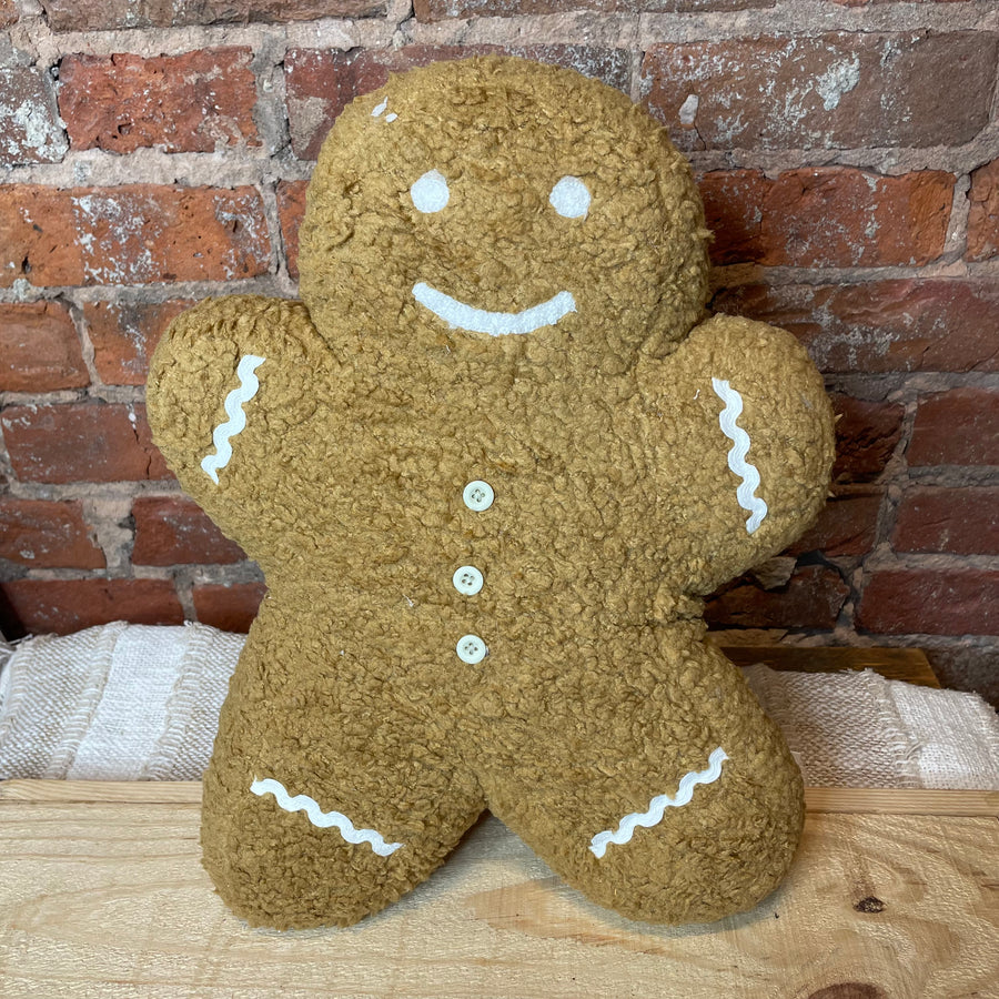 Gingerbread Man Pillow