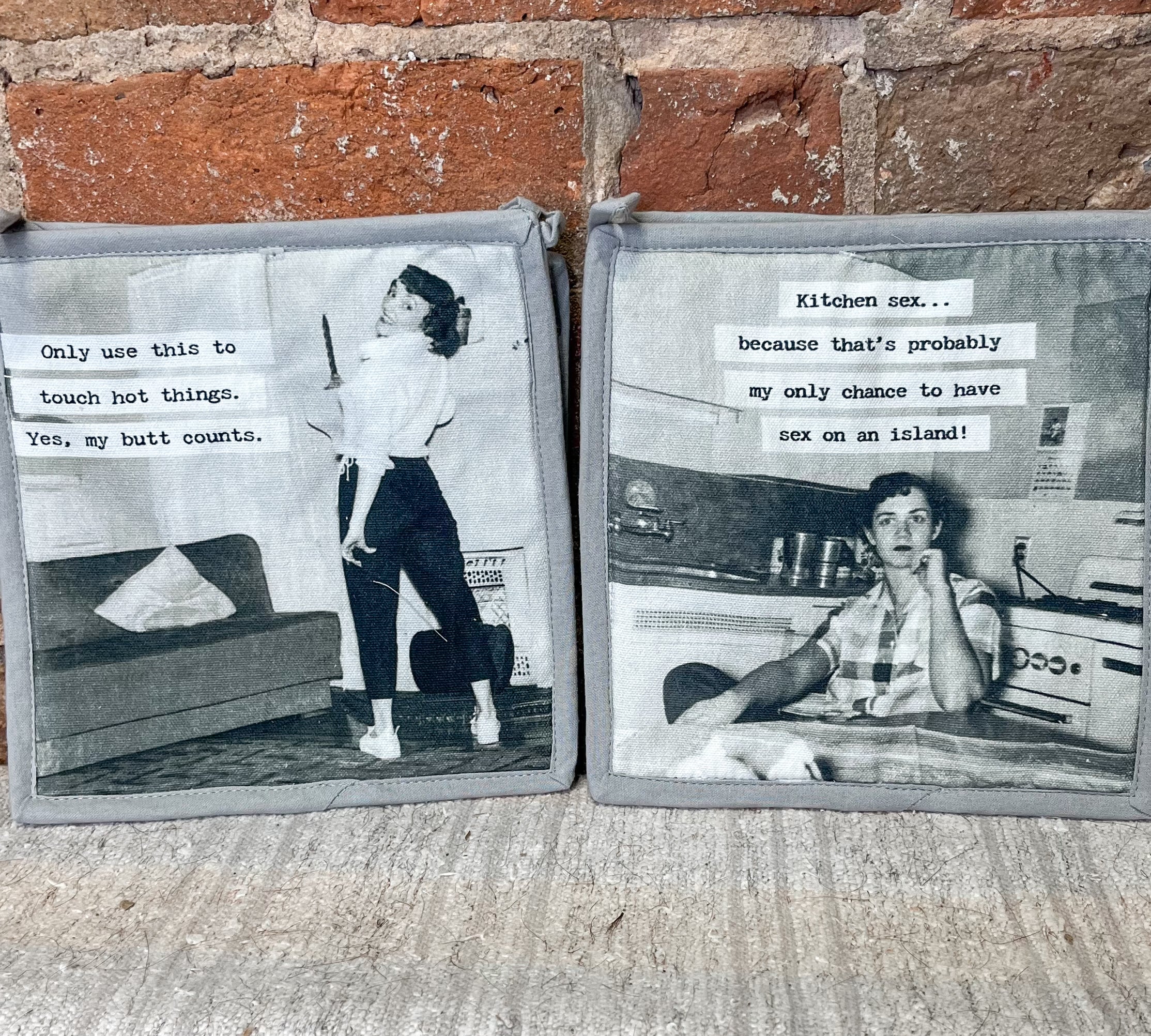 Trash Talk Hot Pad Set