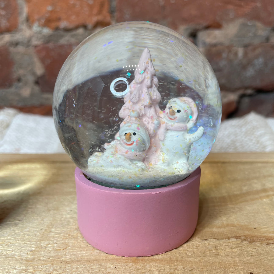 Mini Pastel Snowglobe 5.25”