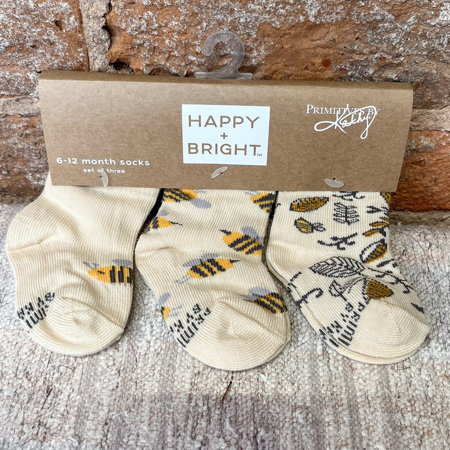 Bees Baby Socks