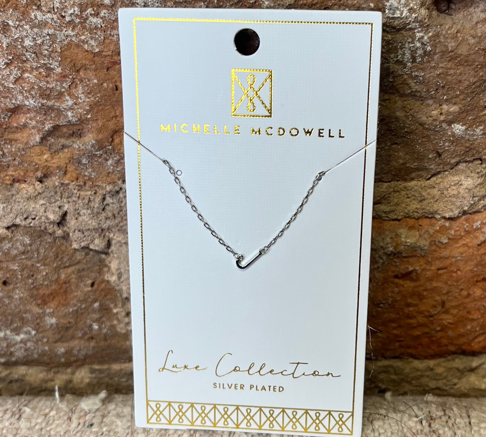 Monogram Necklace/Silver