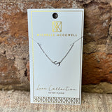 Monogram Necklace/Silver