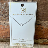 Monogram Necklace/Silver