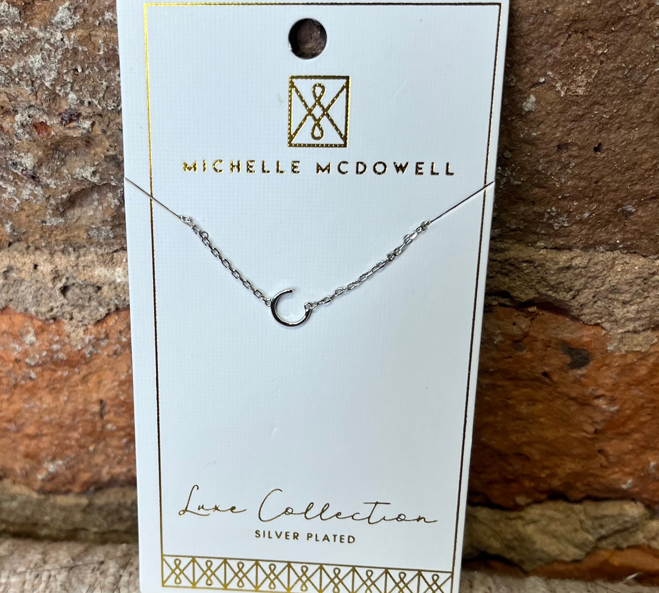 Monogram Necklace/Silver