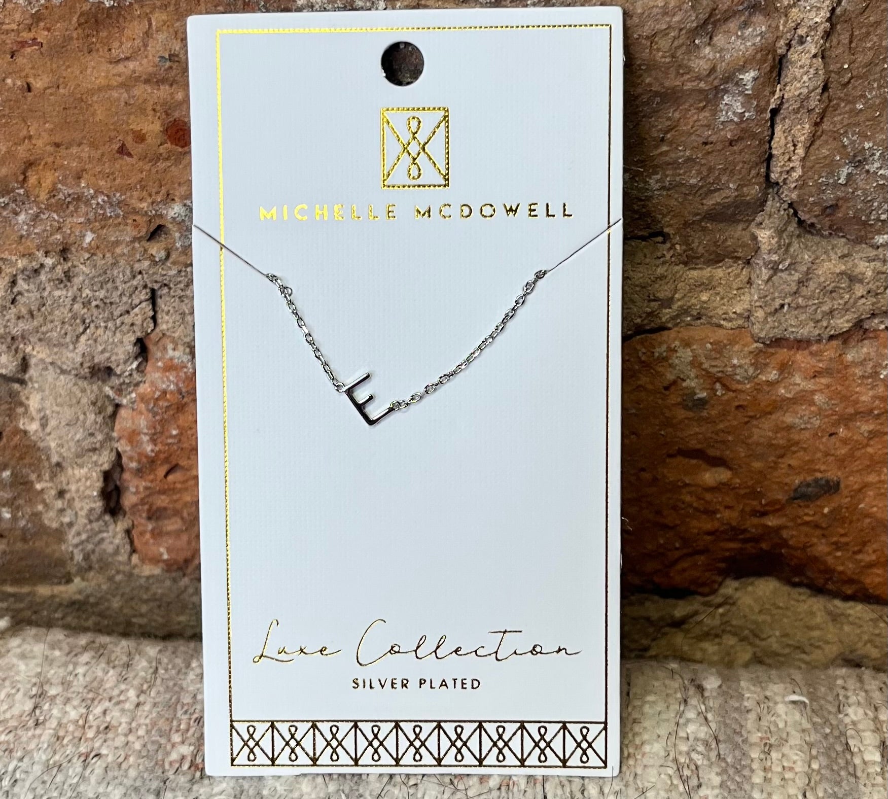 Monogram Necklace/Silver