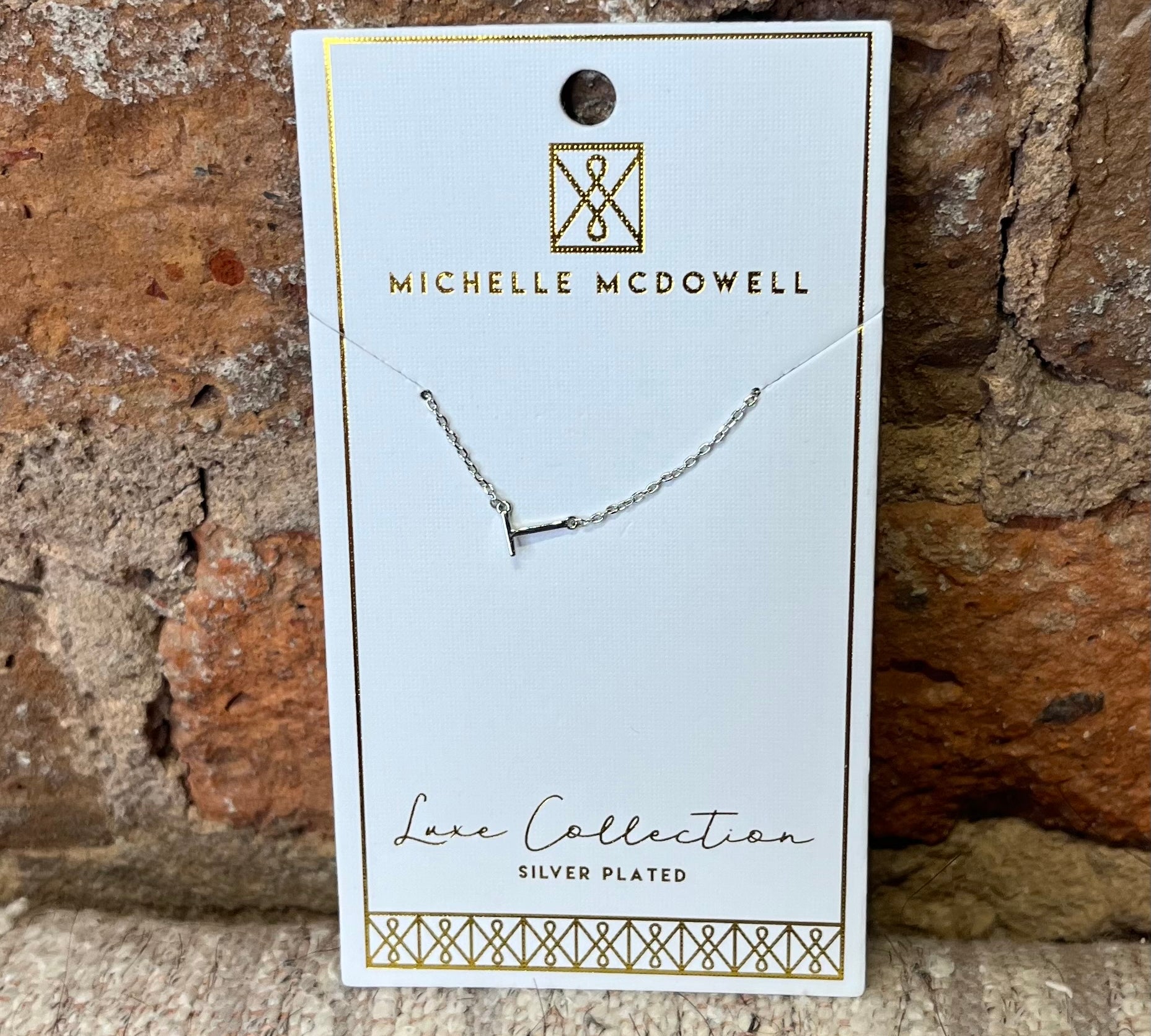 Monogram Necklace/Silver