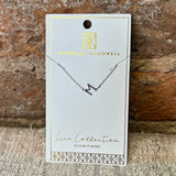 Monogram Necklace/Silver