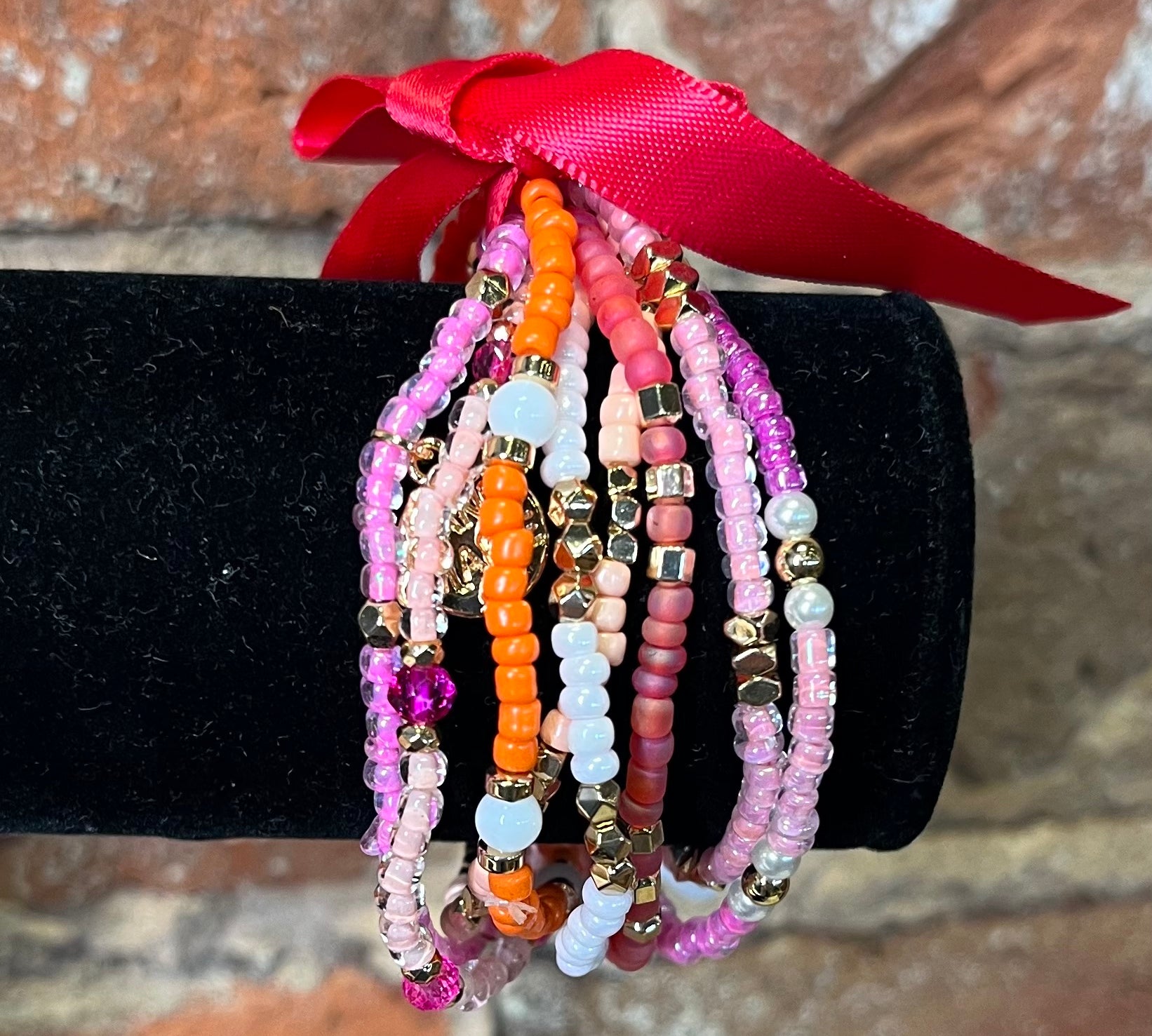 Kids Beaded/Gold Bracelet