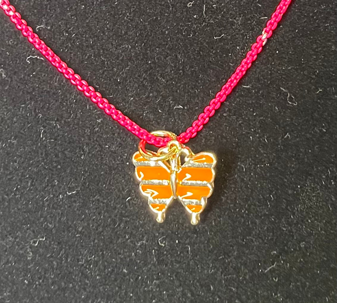 Kids Colorful Necklace w/Pendant