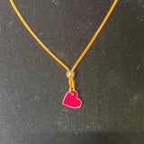 Kids Colorful Necklace w/Pendant