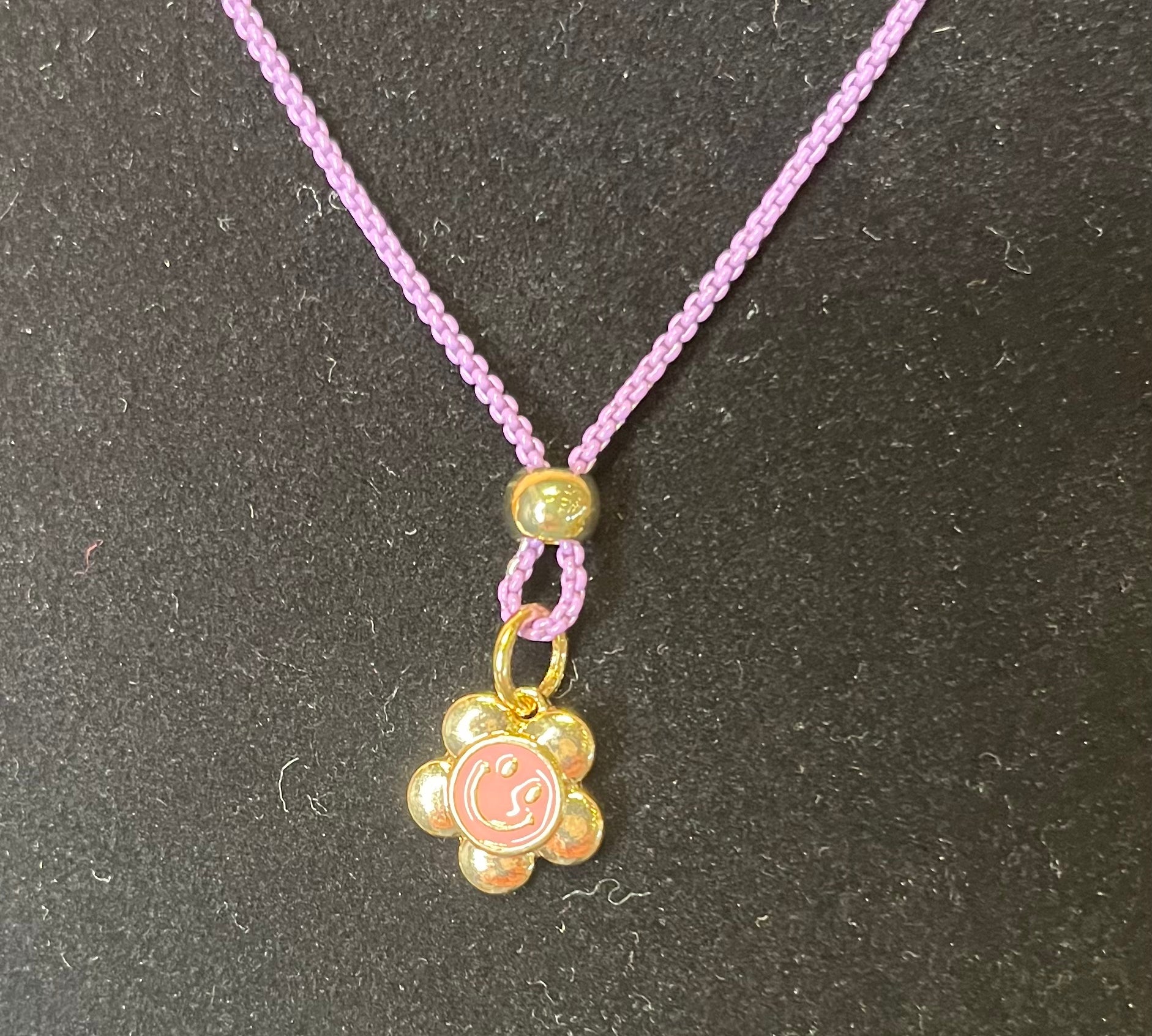 Kids Colorful Necklace w/Pendant