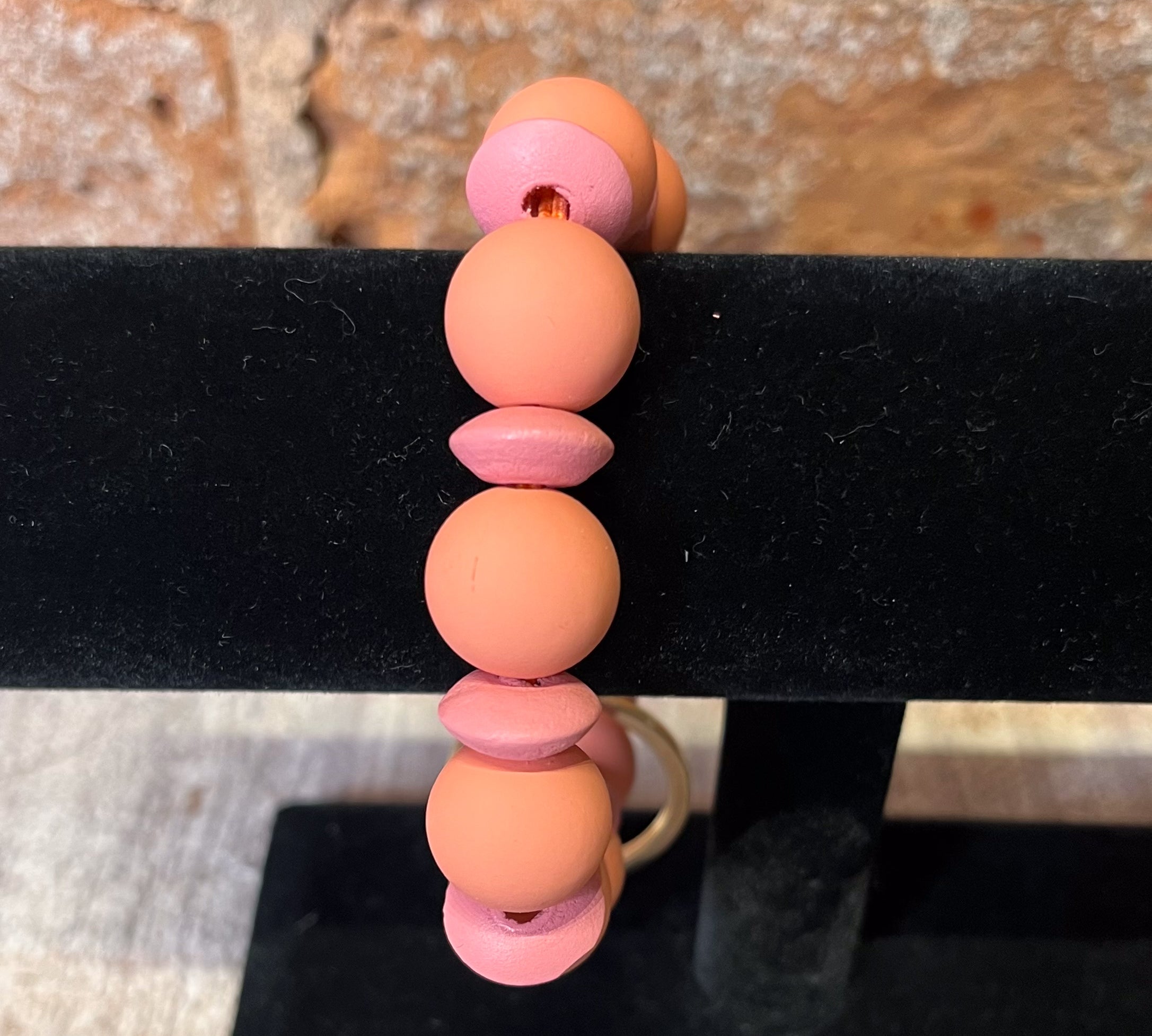 Silicone Beaded Key Ring