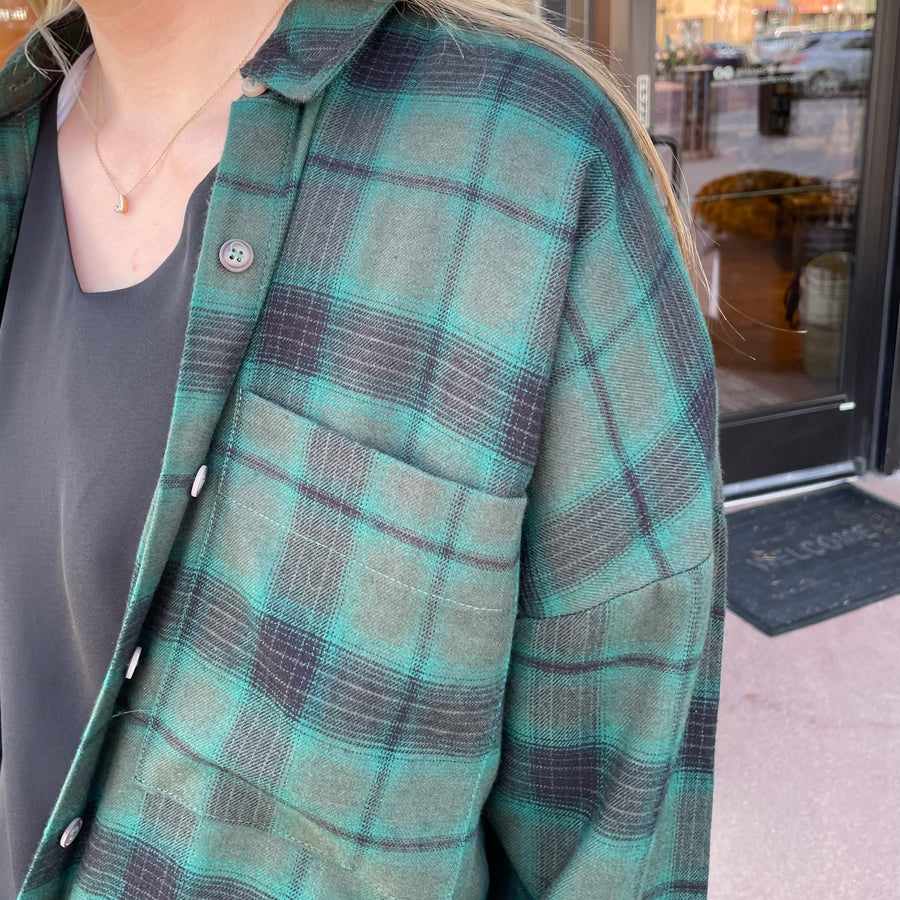 Button Down Plaid Shirt