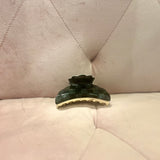 Check Print Hair Clip