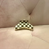 Check Print Hair Clip