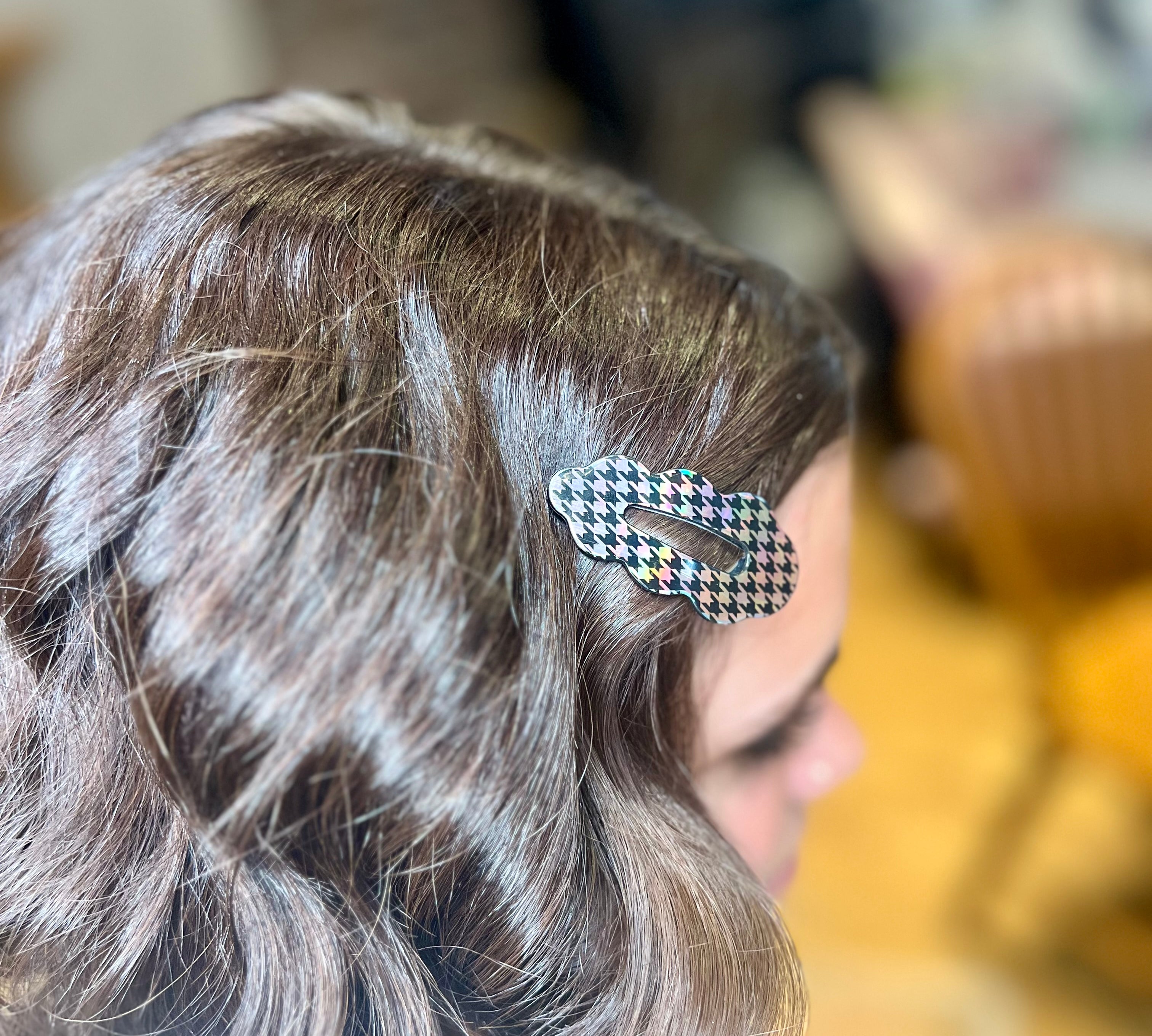 Black/Silver Hair Clip