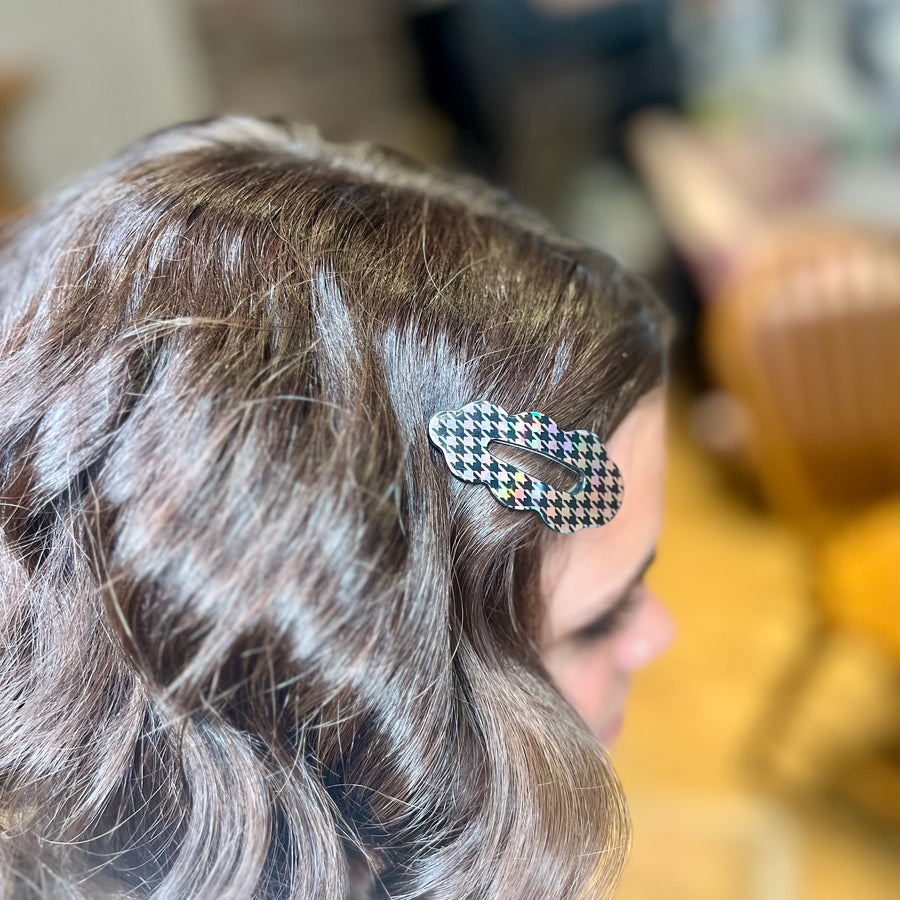 Black/Silver Hair Clip