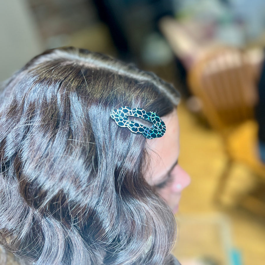 Black/Silver Hair Clip