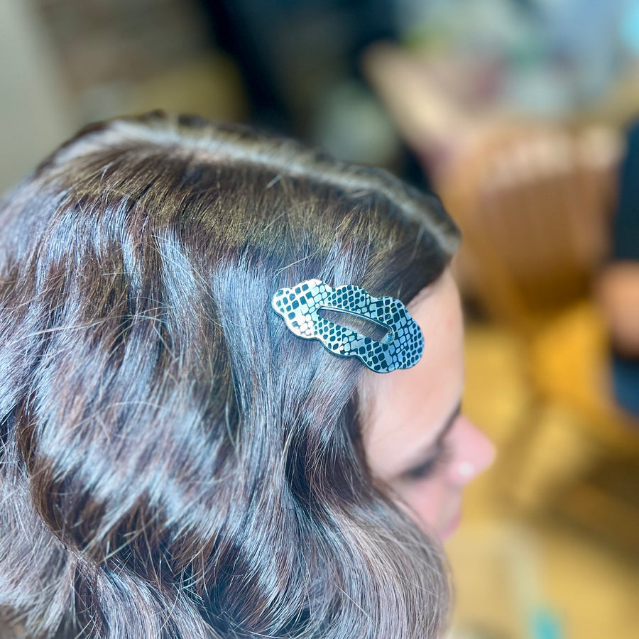 Black/Silver Hair Clip
