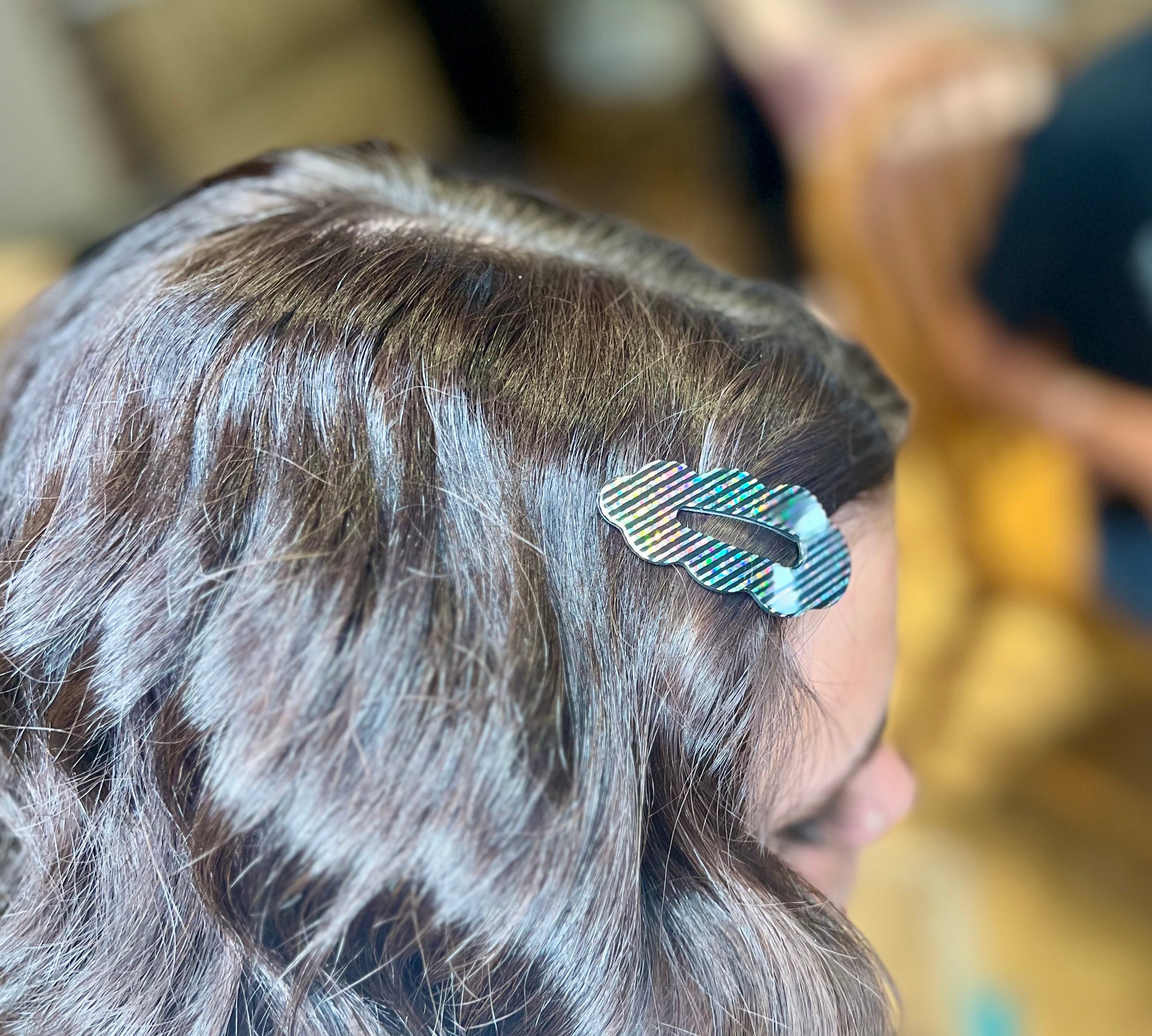 Black/Silver Hair Clip