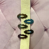 Metallic Brush Hair Clip