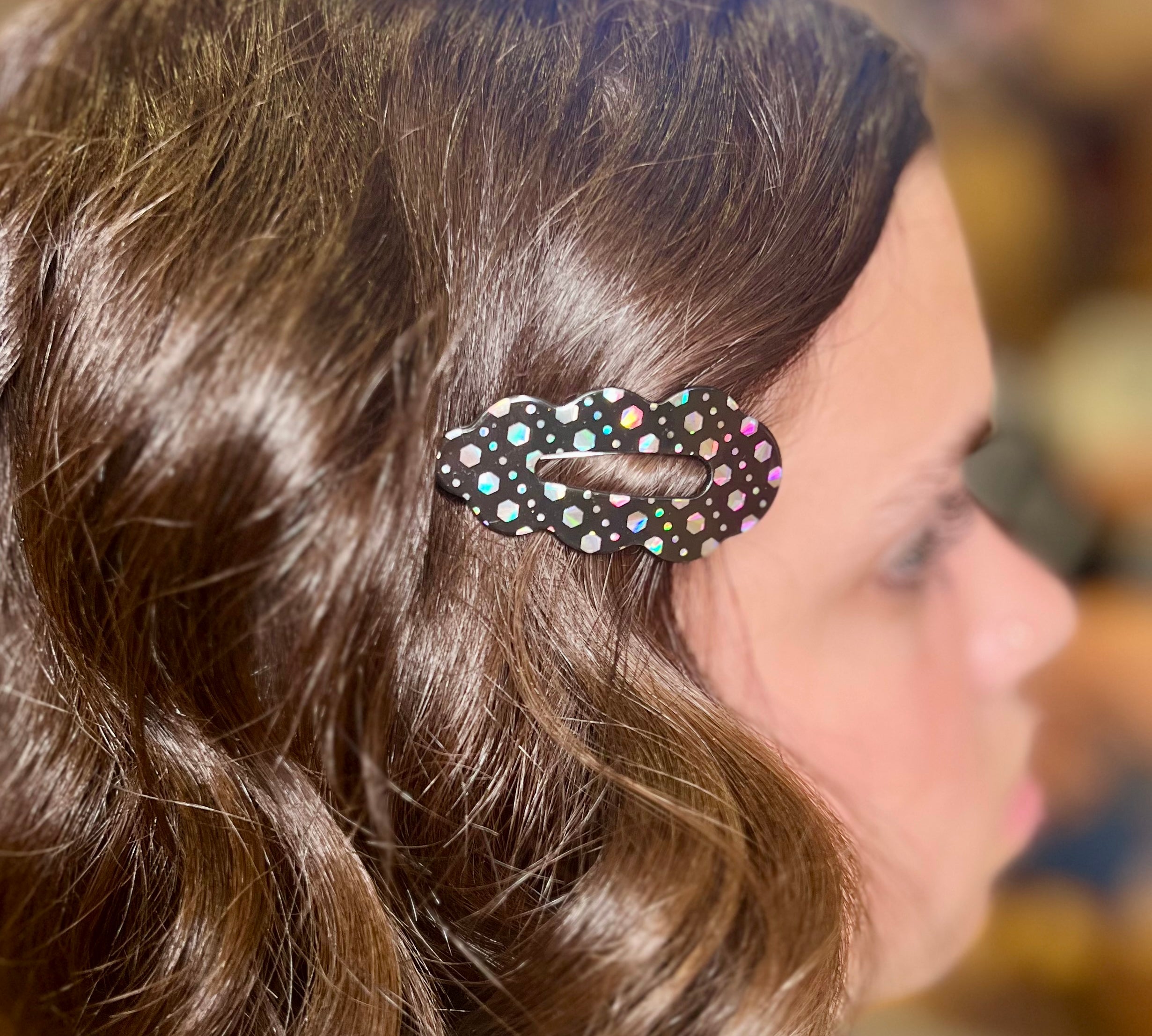 Black/White Hair Clip