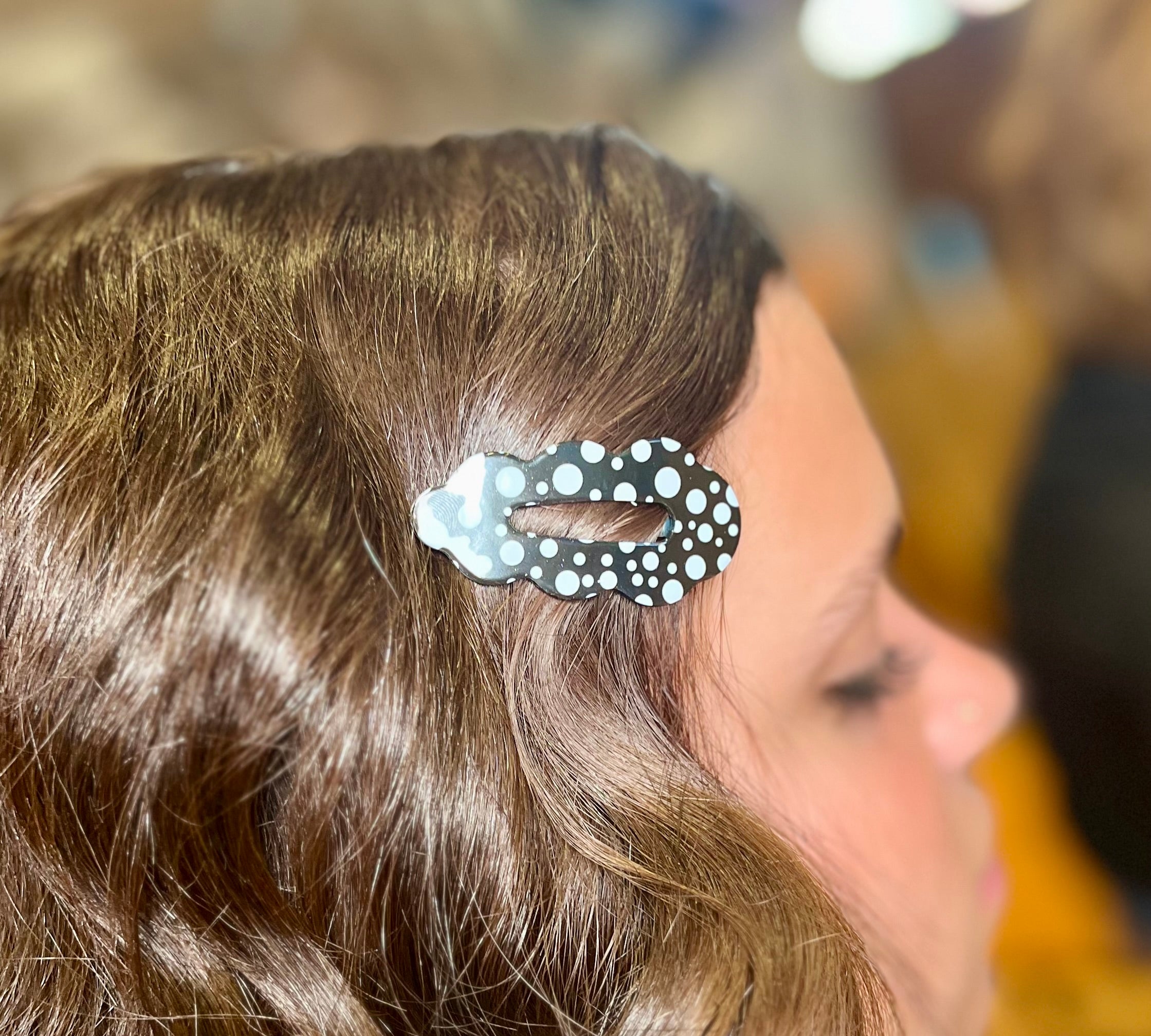 Black/White Hair Clip