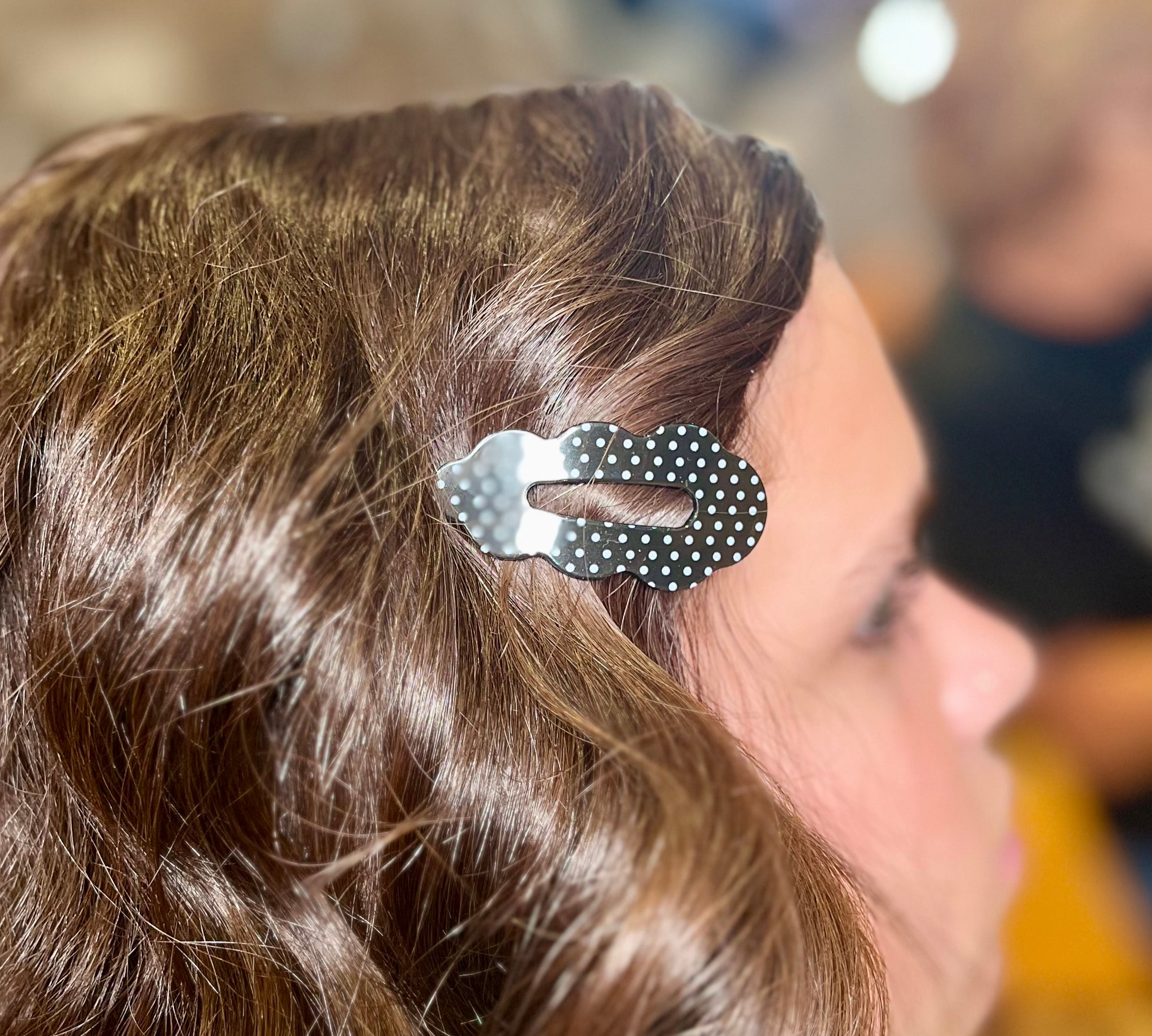Black/White Hair Clip