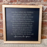 One Day When my Children Sign