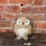 Brown Resin Owl