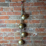 String of Brass Finish Bells 29"