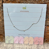 Silver Pearl Anklet