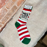 Nice List Drop Out Socks