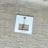 Gold Chunky Block Letter Charm
